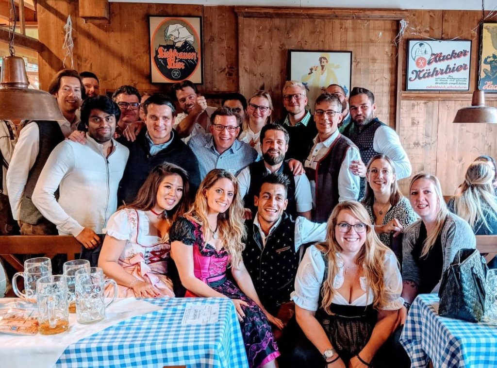 Das Team von Driven Solution beim Oktoberfest