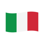 Die Flagge von Italien