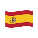 Die Flagge von Spanien