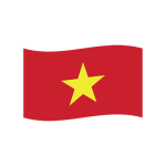 Die Flagge von Vietnam