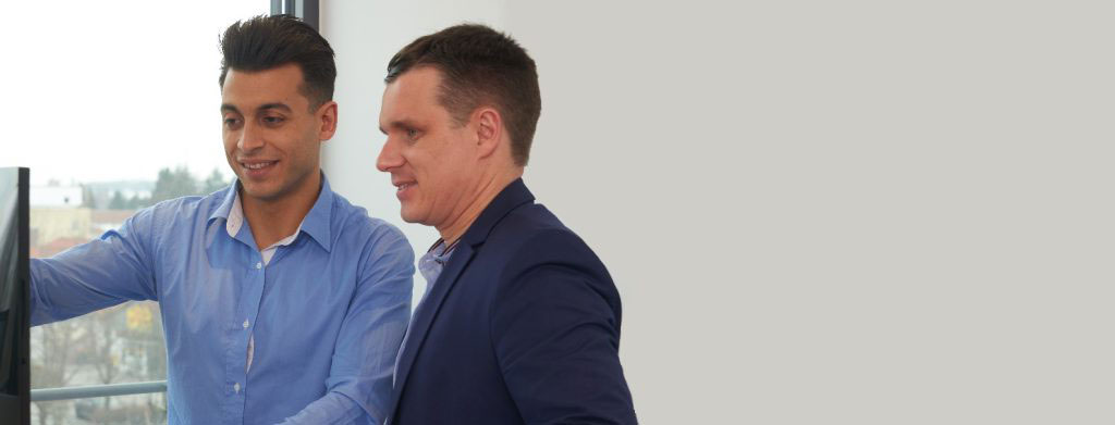 mitarbeiter im büro